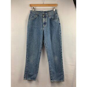 Lee Original Jeans High-Waisted Relaxed Fit Denim Womens Size 8P